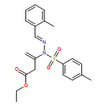 3-Butenoic acid, 3-[(2E)-2-[(2-methylphenyl)methylene]-1-[(4-methylphenyl)sulfonyl]hydrazinyl]-, ethyl ester