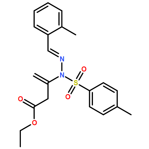 3-Butenoic acid, 3-[(2E)-2-[(2-methylphenyl)methylene]-1-[(4-methylphenyl)sulfonyl]hydrazinyl]-, ethyl ester
