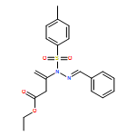 3-Butenoic acid, 3-[(2E)-1-[(4-methylphenyl)sulfonyl]-2-(phenylmethylene)hydrazinyl]-, ethyl ester