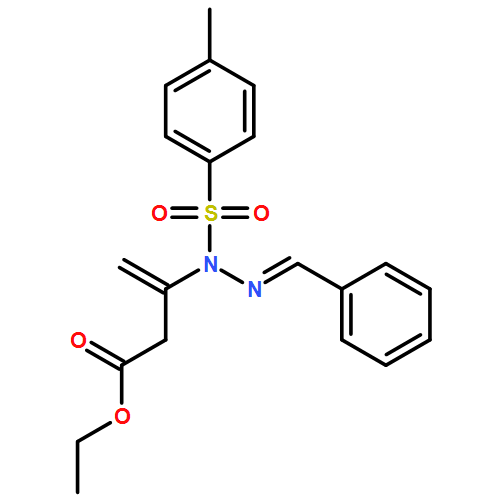 3-Butenoic acid, 3-[(2E)-1-[(4-methylphenyl)sulfonyl]-2-(phenylmethylene)hydrazinyl]-, ethyl ester
