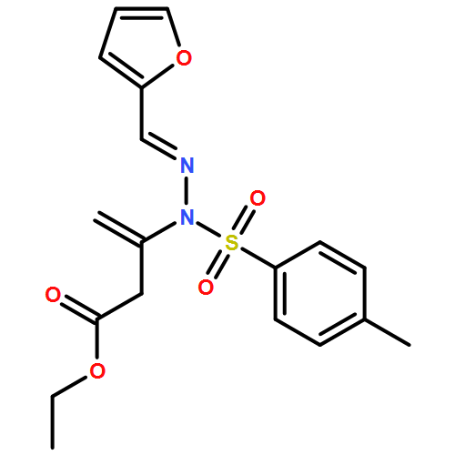 3-Butenoic acid, 3-[(2E)-2-(2-furanylmethylene)-1-[(4-methylphenyl)sulfonyl]hydrazinyl]-, ethyl ester