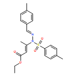 2-Butenoic acid, 3-[(2E)-2-[(4-methylphenyl)methylene]-1-[(4-methylphenyl)sulfonyl]hydrazinyl]-, ethyl ester, (2E)-