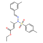 2-Butenoic acid, 3-[(2E)-2-[(3-methylphenyl)methylene]-1-[(4-methylphenyl)sulfonyl]hydrazinyl]-, ethyl ester, (2E)-