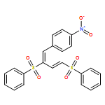Benzene, 1-[2,4-bis(phenylsulfonyl)-1,3-butadien-1-yl]-4-nitro-