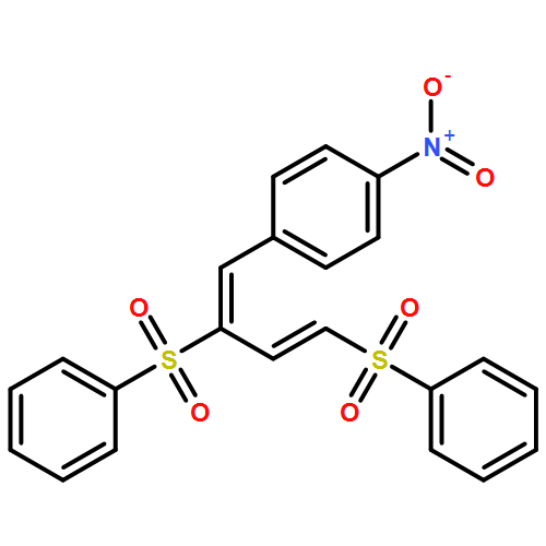 Benzene, 1-[2,4-bis(phenylsulfonyl)-1,3-butadien-1-yl]-4-nitro-