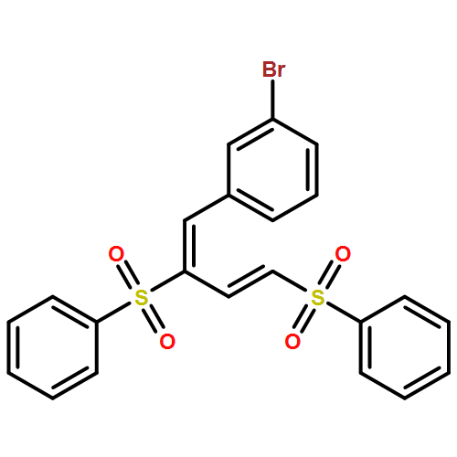 Benzene, 1-[2,4-bis(phenylsulfonyl)-1,3-butadien-1-yl]-3-bromo-