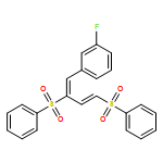 Benzene, 1-[2,4-bis(phenylsulfonyl)-1,3-butadien-1-yl]-3-fluoro-