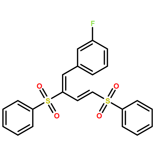 Benzene, 1-[2,4-bis(phenylsulfonyl)-1,3-butadien-1-yl]-3-fluoro-
