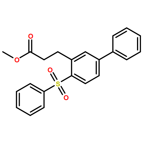 [1,1'-Biphenyl]-3-propanoic acid, 4-(phenylsulfonyl)-, methyl ester