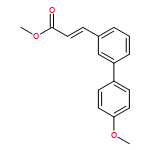2-Propenoic acid, 3-(4'-methoxy[1,1'-biphenyl]-3-yl)-, methyl ester, (2E)-