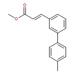 2-Propenoic acid, 3-(4'-methyl[1,1'-biphenyl]-3-yl)-, methyl ester, (2E)-