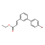 2-Propenoic acid, 3-(4'-bromo[1,1'-biphenyl]-3-yl)-, ethyl ester, (2E)-
