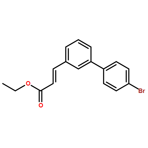 2-Propenoic acid, 3-(4'-bromo[1,1'-biphenyl]-3-yl)-, ethyl ester, (2E)-