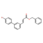 2-Propenoic acid, 3-(4'-bromo[1,1'-biphenyl]-3-yl)-, phenylmethyl ester, (2E)-