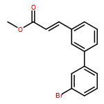 2-Propenoic acid, 3-(3'-bromo[1,1'-biphenyl]-3-yl)-, methyl ester, (2E)-