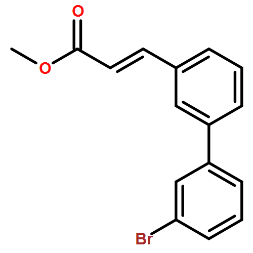 2-Propenoic acid, 3-(3'-bromo[1,1'-biphenyl]-3-yl)-, methyl ester, (2E)-