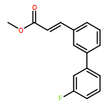 2-Propenoic acid, 3-(3'-fluoro[1,1'-biphenyl]-3-yl)-, methyl ester, (2E)-