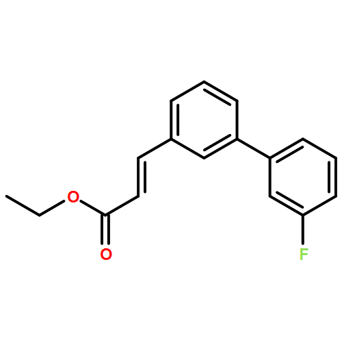 2-Propenoic acid, 3-(3'-fluoro[1,1'-biphenyl]-3-yl)-, ethyl ester, (2E)-