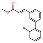 2-Propenoic acid, 3-(2'-bromo[1,1'-biphenyl]-3-yl)-, methyl ester, (2E)-