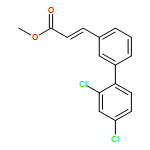 2-Propenoic acid, 3-(2',4'-dichloro[1,1'-biphenyl]-3-yl)-, methyl ester, (2E)-