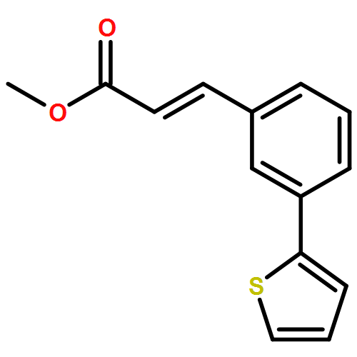 2-Propenoic acid, 3-[3-(2-thienyl)phenyl]-, methyl ester, (2E)-