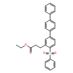 [1,1':4',1''-Terphenyl]-3-propanoic acid, 4-(phenylsulfonyl)-, ethyl ester