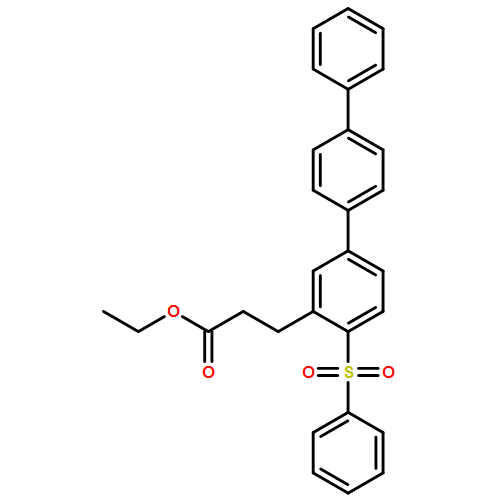[1,1':4',1''-Terphenyl]-3-propanoic acid, 4-(phenylsulfonyl)-, ethyl ester