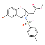2,5-Methano-1,4-benzoxazepine-3-acetic acid, 7-bromo-2,3,4,5-tetrahydro-4-[(4-methylphenyl)sulfonyl]-, methyl ester