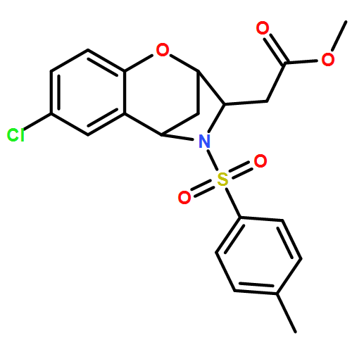 2,5-Methano-1,4-benzoxazepine-3-acetic acid, 7-chloro-2,3,4,5-tetrahydro-4-[(4-methylphenyl)sulfonyl]-, methyl ester