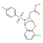 2,5-Methano-1,4-benzoxazepine-3-acetic acid, 9-chloro-2,3,4,5-tetrahydro-4-[(4-methylphenyl)sulfonyl]-, methyl ester