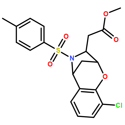 2,5-Methano-1,4-benzoxazepine-3-acetic acid, 9-chloro-2,3,4,5-tetrahydro-4-[(4-methylphenyl)sulfonyl]-, methyl ester