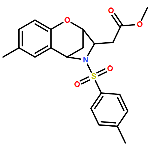 2,5-Methano-1,4-benzoxazepine-3-acetic acid, 2,3,4,5-tetrahydro-7-methyl-4-[(4-methylphenyl)sulfonyl]-, methyl ester