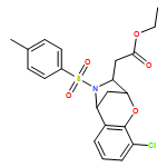 2,5-Methano-1,4-benzoxazepine-3-acetic acid, 9-chloro-2,3,4,5-tetrahydro-4-[(4-methylphenyl)sulfonyl]-, ethyl ester
