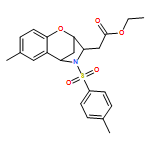 2,5-Methano-1,4-benzoxazepine-3-acetic acid, 2,3,4,5-tetrahydro-7-methyl-4-[(4-methylphenyl)sulfonyl]-, ethyl ester
