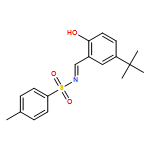 Benzenesulfonamide, N-[[5-(1,1-dimethylethyl)-2-hydroxyphenyl]methylene]-4-methyl-