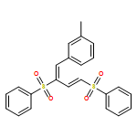 Benzene, 1-[2,4-bis(phenylsulfonyl)-1,3-butadien-1-yl]-3-methyl-