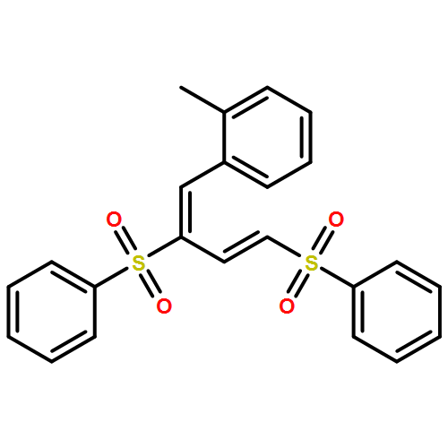 Benzene, 1-[2,4-bis(phenylsulfonyl)-1,3-butadien-1-yl]-2-methyl-