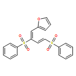 Furan, 2-[2,4-bis(phenylsulfonyl)-1,3-butadien-1-yl]-