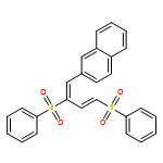 Naphthalene, 2-[2,4-bis(phenylsulfonyl)-1,3-butadien-1-yl]-