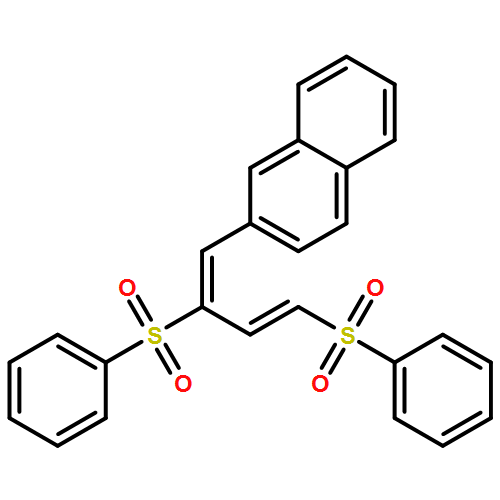 Naphthalene, 2-[2,4-bis(phenylsulfonyl)-1,3-butadien-1-yl]-