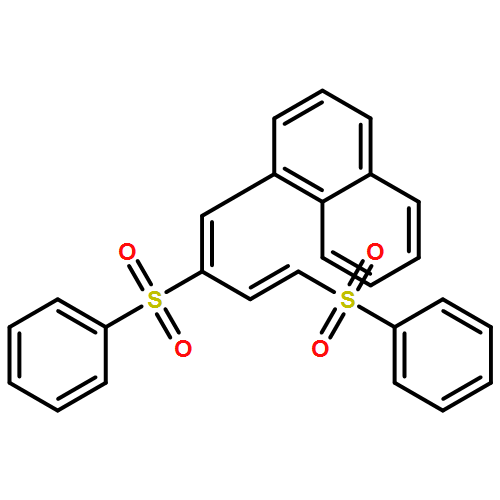 Naphthalene, 1-[2,4-bis(phenylsulfonyl)-1,3-butadien-1-yl]-