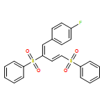 Benzene, 1-[2,4-bis(phenylsulfonyl)-1,3-butadien-1-yl]-4-fluoro-