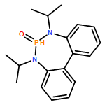 5H-Dibenzo[d,f][1,3,2]diazaphosphepine, 6,7-dihydro-5,7-bis(1-methylethyl)-, 6-oxide