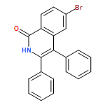 1(2H)-Isoquinolinone, 6-bromo-3,4-diphenyl-
