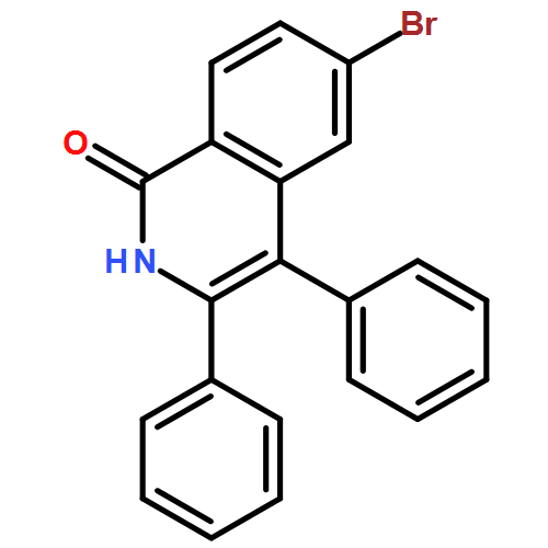 1(2H)-Isoquinolinone, 6-bromo-3,4-diphenyl-
