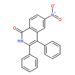 1(2H)-Isoquinolinone, 6-nitro-3,4-diphenyl-