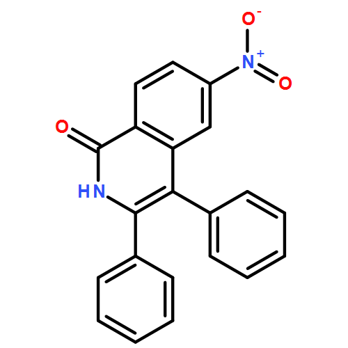 1(2H)-Isoquinolinone, 6-nitro-3,4-diphenyl-