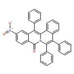 8H-Dibenzo[a,g]quinolizin-8-one, 11-nitro-5,6,13-triphenyl-