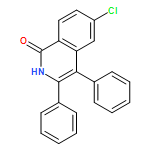 1(2H)-Isoquinolinone, 6-chloro-3,4-diphenyl-