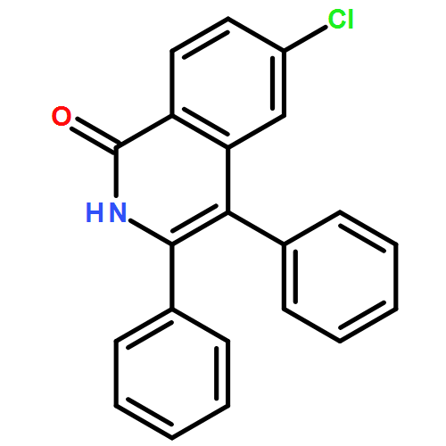 1(2H)-Isoquinolinone, 6-chloro-3,4-diphenyl-